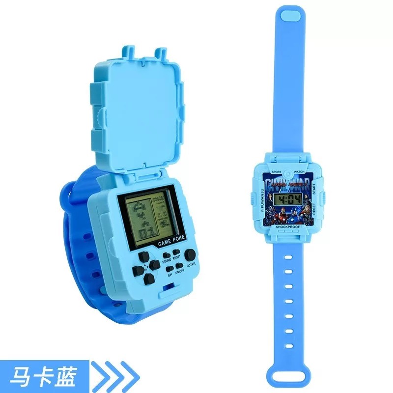 JAM TANGAN ANAK LAKI LAKI GAME TETRIS