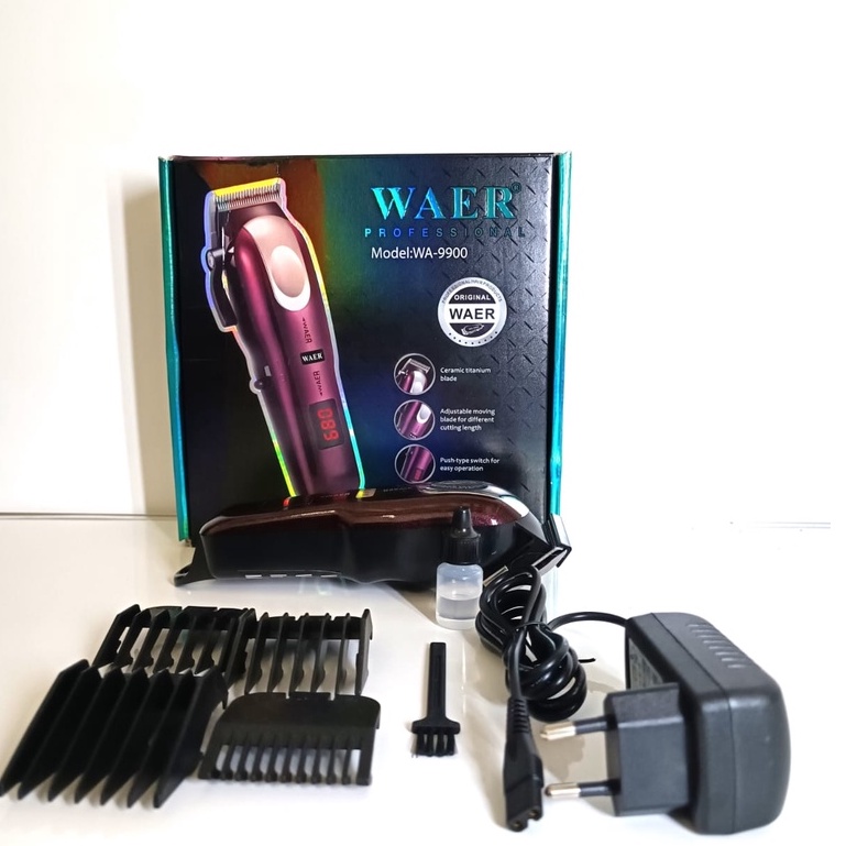 CUKUR RAMBUT WAER WA-9900 HAIR CLIPPER CAS