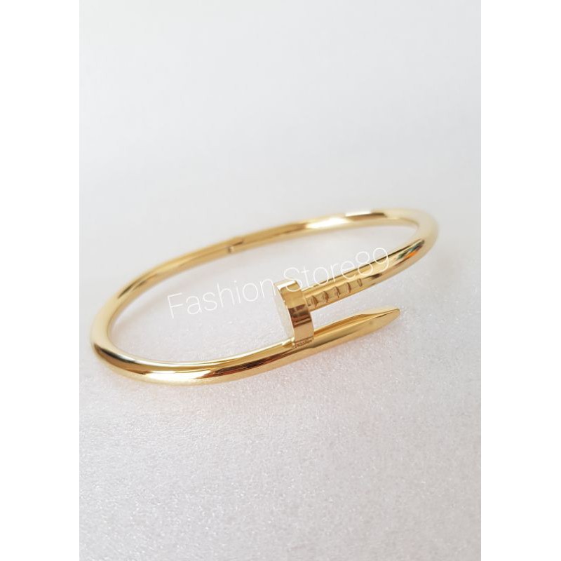 Gelang Paku Fashion Titanium gold white impor Antikarat impor bangle paku Titanium bestseller