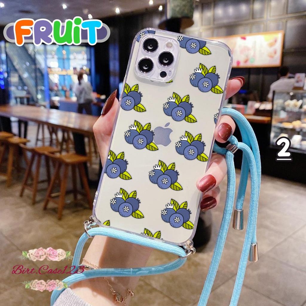 Softcase Slingcase Lanyard Bening FRUIT Infinix Note 8 Hot 9 Play X680 X682 10 Lite BC5655