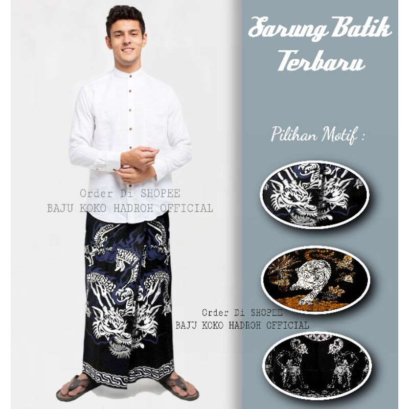 Sarung Batik Terbaru. Sarung Naga. Sarung Macan. Sarung pria