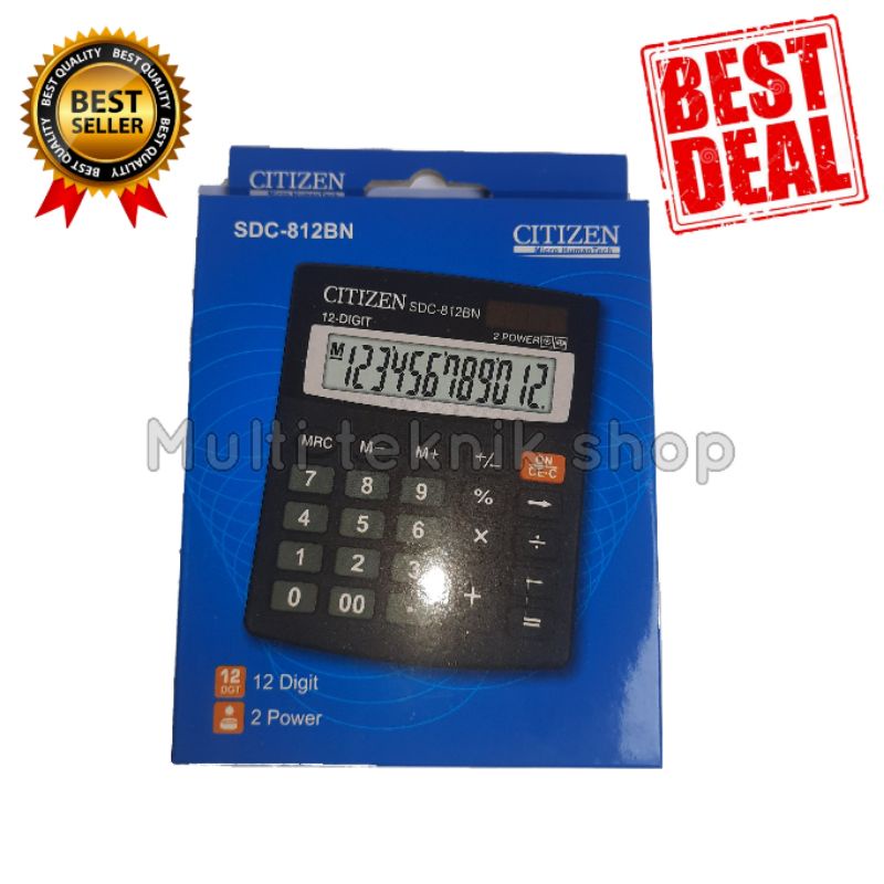 

Kalkulator Citizen SDC-812BN