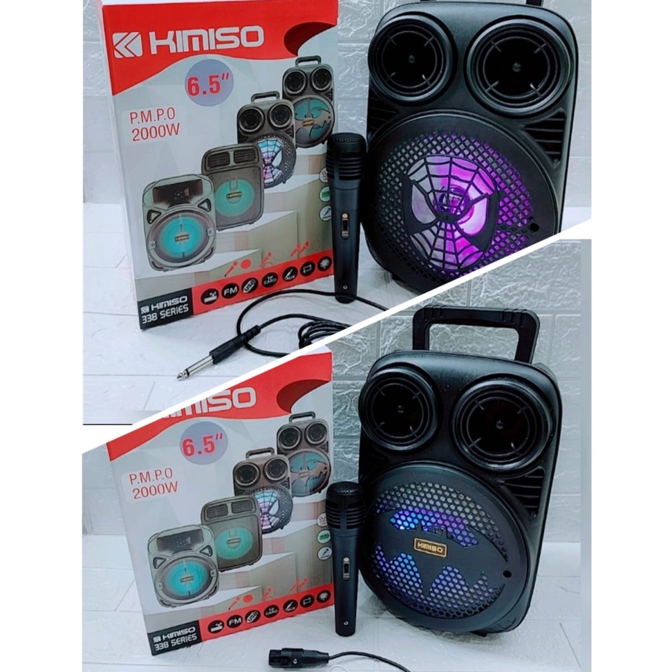 Speaker 339 Series Portable Bluetooth Motif Batman Dan Spiderman