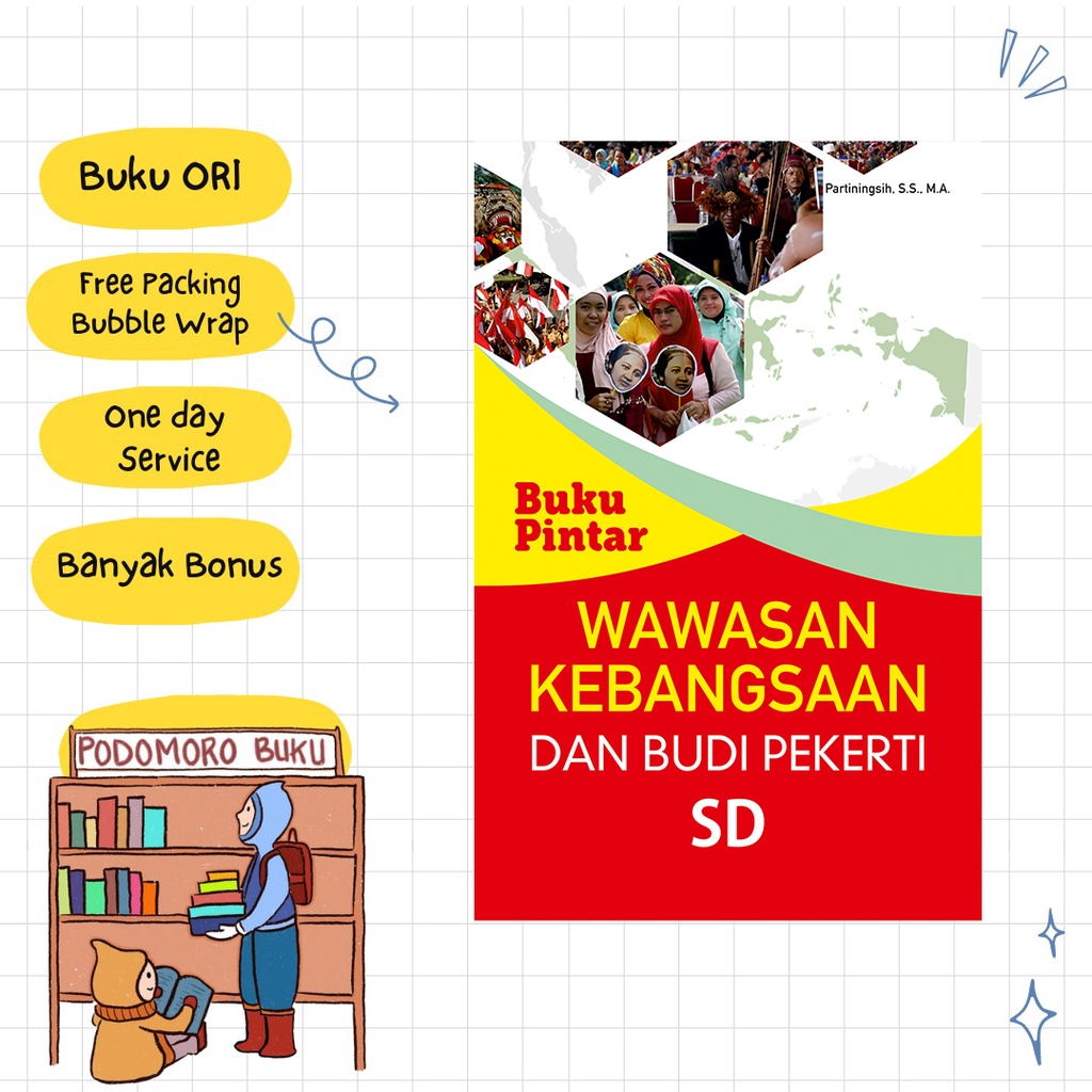 DISKON 1.1  BUKU SD : Wawasan Kebangsaan dan Budi Pekerti SD