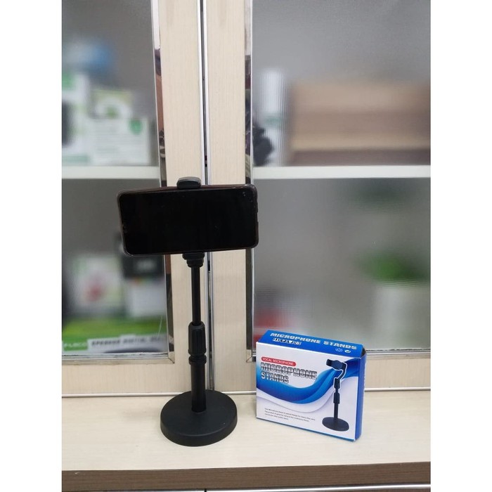 Stand Holder Meja L8 untuk Youtuber Tiktok video tutorial dll -Original