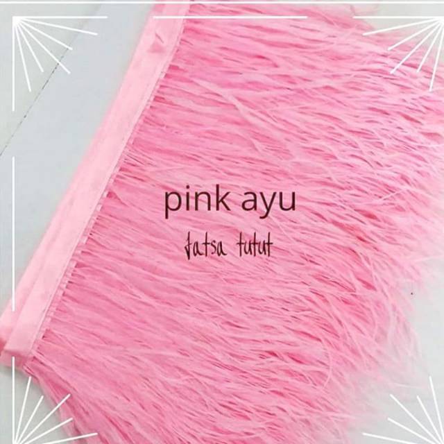 Bulu ostrich panjang meteran