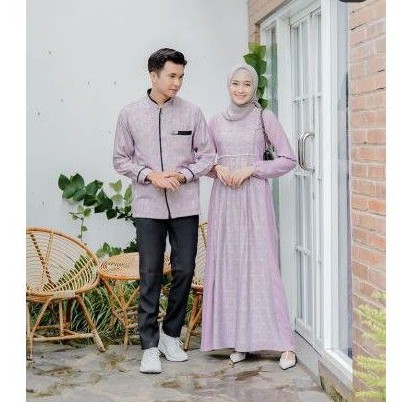 najma abaya & adam koko sweet lilac original bbc collections