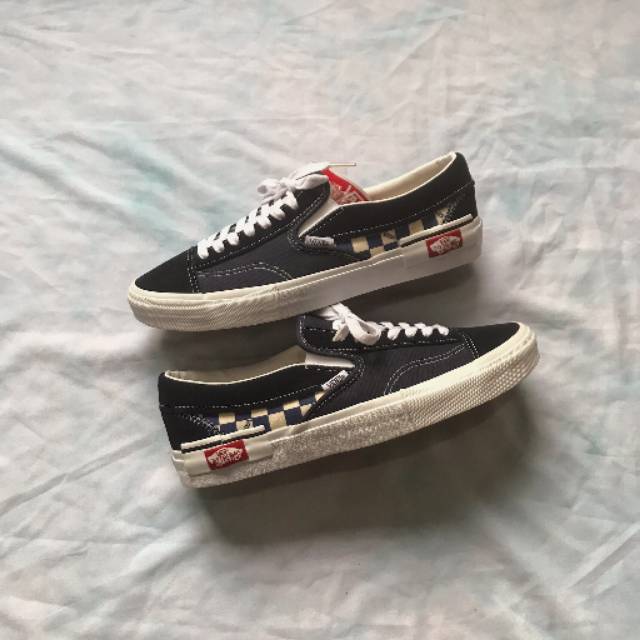 Vans Classic Slip On Cut And Paste Navy