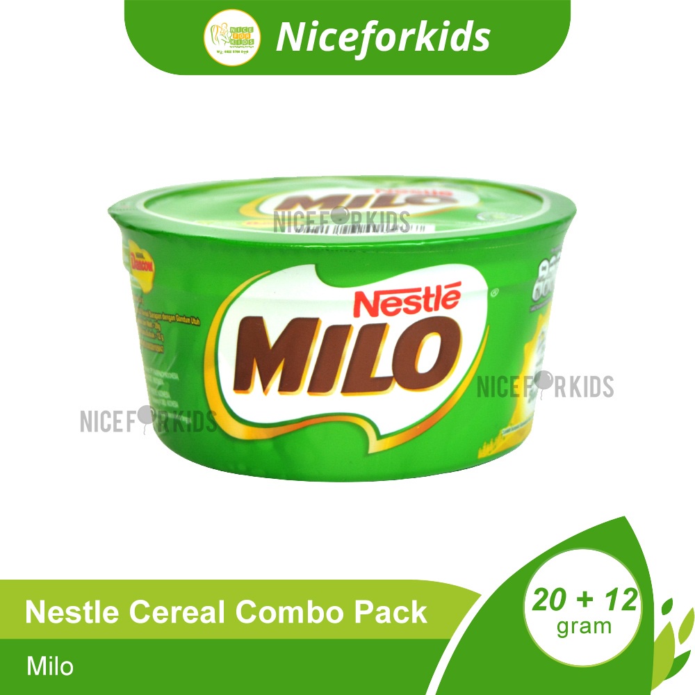 Nestle Koko Krunch Cereal Combo Pack 20+12gr Kemasan Cup / Milo Cereal Combo Pack / Honey Stars Cereal Combo Pack