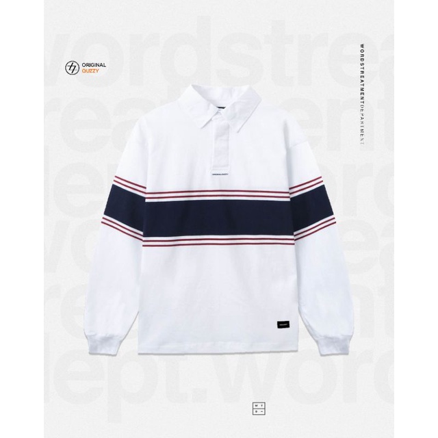 Longsleeve Original Quzzy - York Rugby White