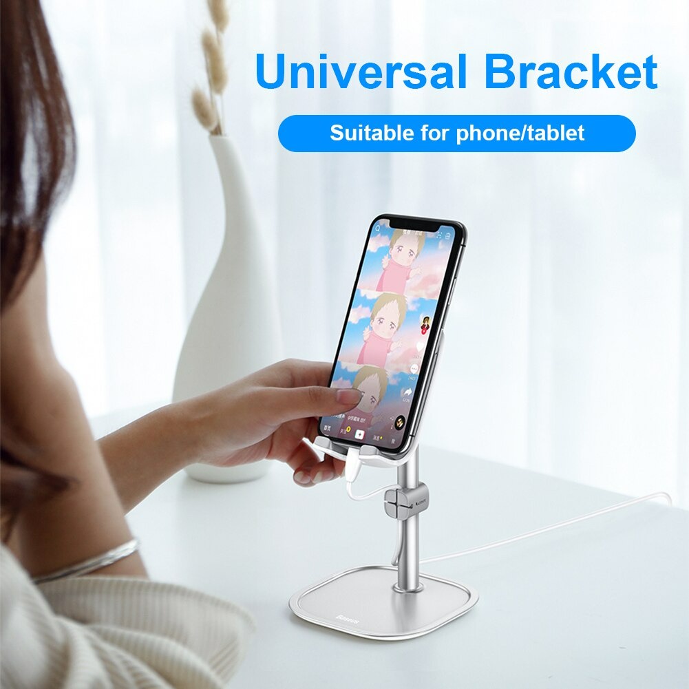 Baseus Phone Holder Dudukan Handphone Tab Stand Holder Baseus Literary Youth Desktop Bracket