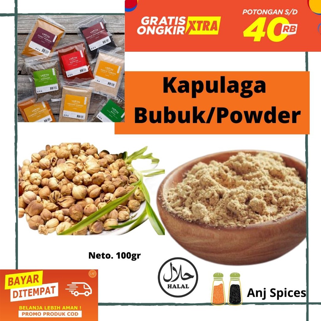 

ANJ Kapulaga Bubuk/Powder 100% Original