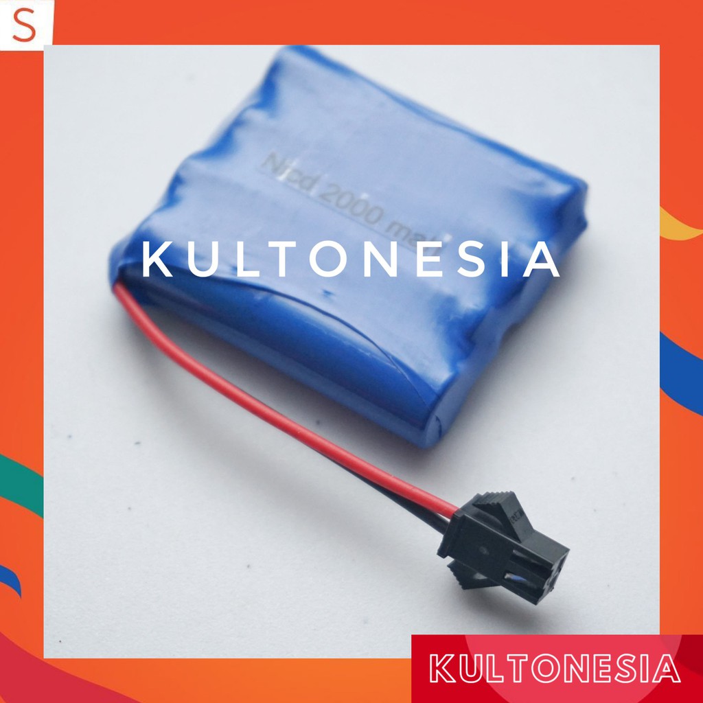 Baterai rakit AAA ni.cd 2000mah 4.8v buat mainan mobil remot konterol