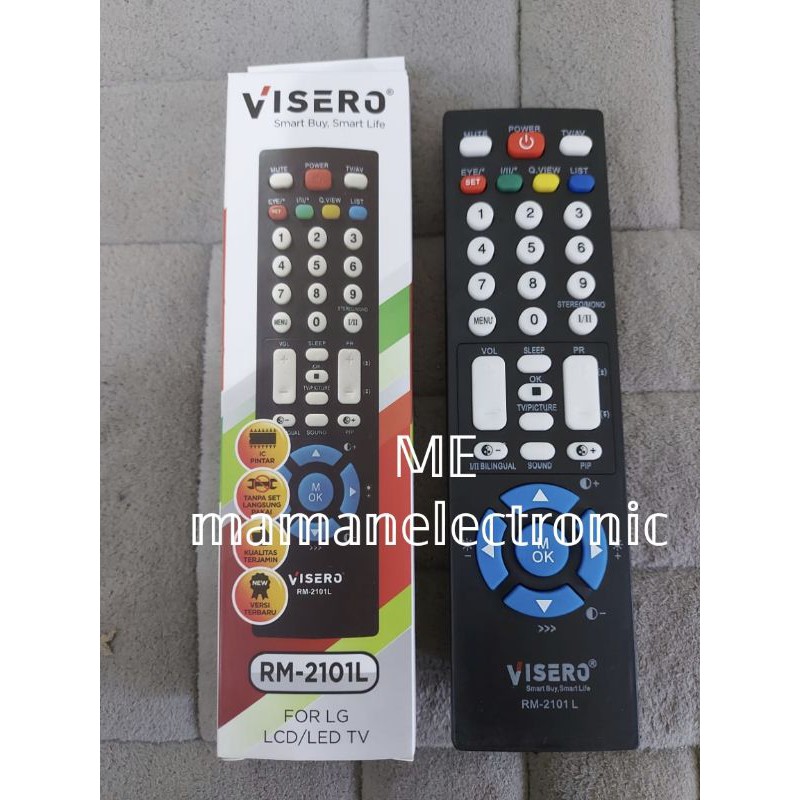 Remote TV LG LCD/LED VISERO RM-2101L