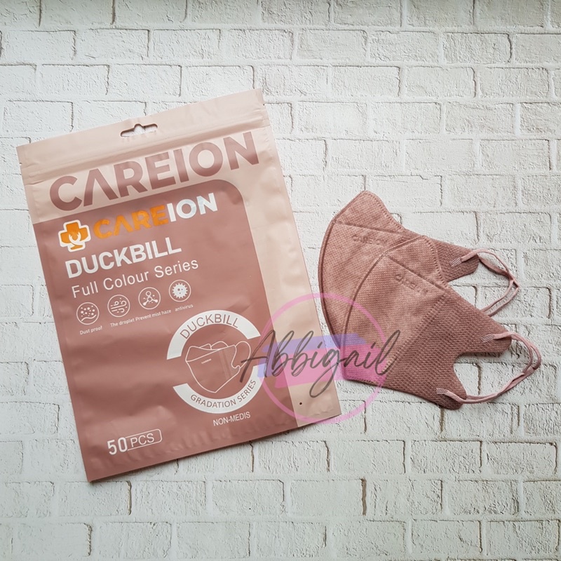 𝘈𝘉𝘎✰ Masker Duckbill Careion isi 50 pcs Mix Warna / Duckbill Full Colour Warna Warni / MASKER CAREION DUCK BILL EMBOS FULL COLOUR SERIES ISI 50PC / MASKER DUCK BILL CAREION FACE MASK 3PLY EMBOS 1128