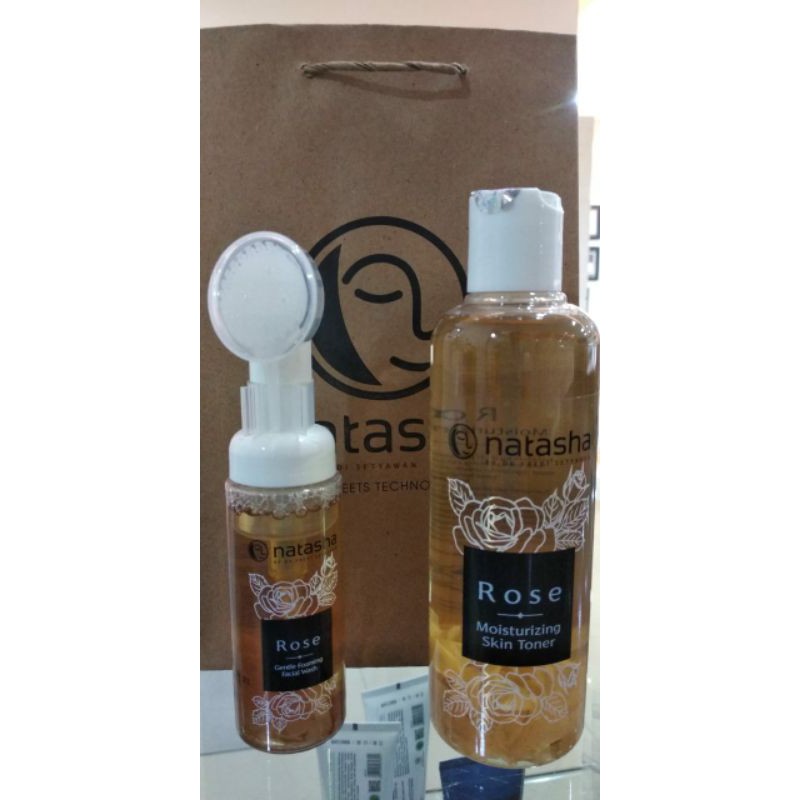 Paket Natasha Rose Skin Toner Cleanser
