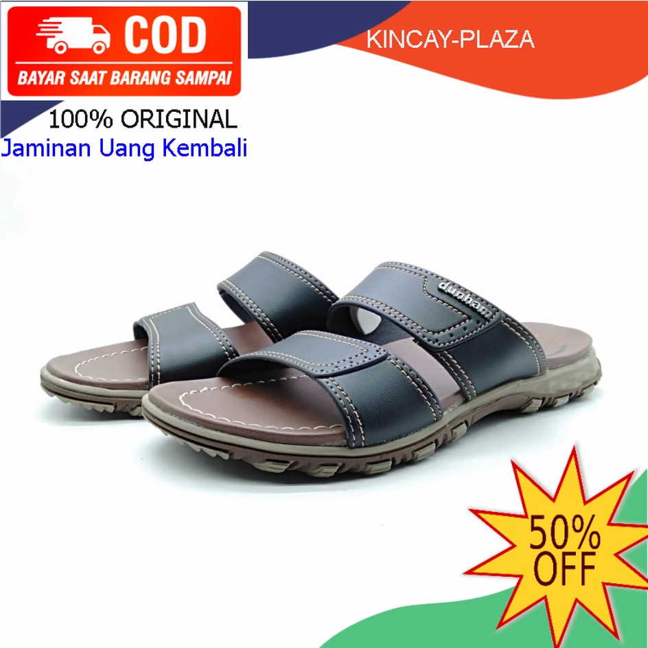 DUNHAM BRAZOOM 03 ASLI Sandal Sendal Selop Slop Pria Cowok Cowo REAL PICTURE, 100% ORI BAHAN SINTETI