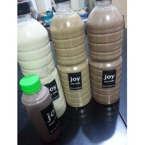 

susu soya kedelai milk asli tanpa pengawet soy coklat taro hitam kopi ori