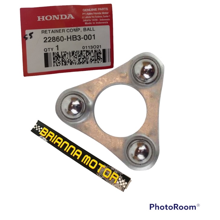 RETAINER COMP GOTRI KOPLING SUPRA X 125 KARBU DAN FI ORI HONDA 22860 HB3 001