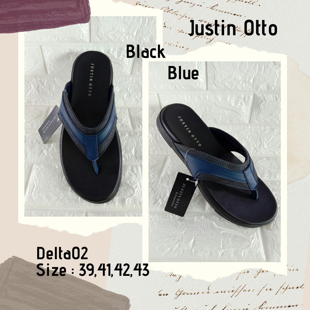 JUSTIN OTTO (DELTA02) - BIRU - SANDAL PRIA
