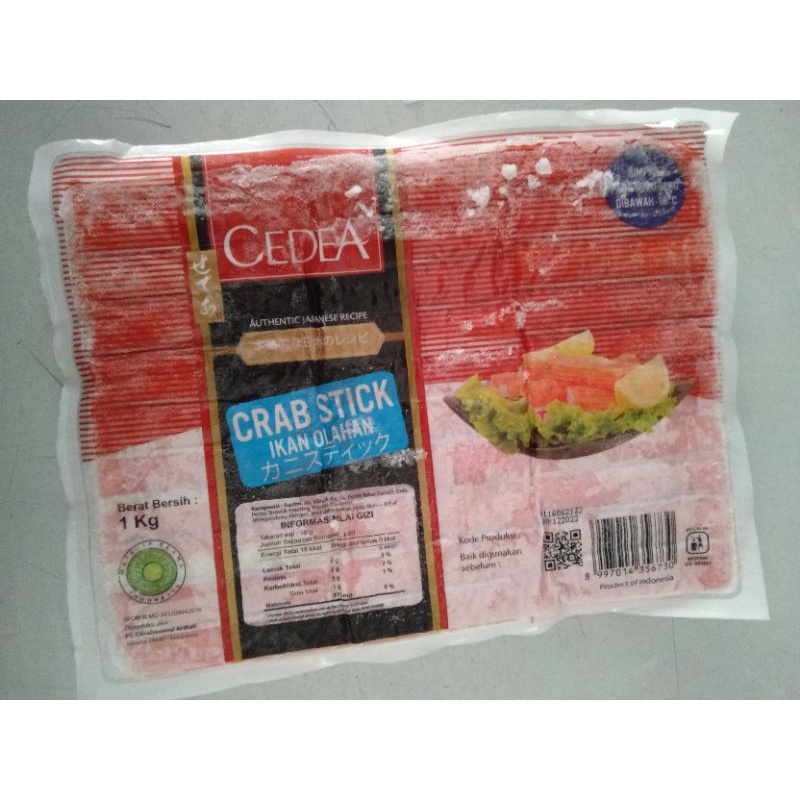 

CEDEA Crab Stick/Stik Kepiting 1kg