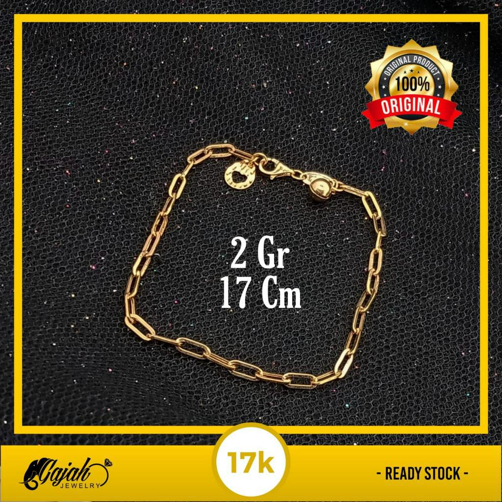 Gelang Emas 17K - 2 Gr Kadar 750 - 5003