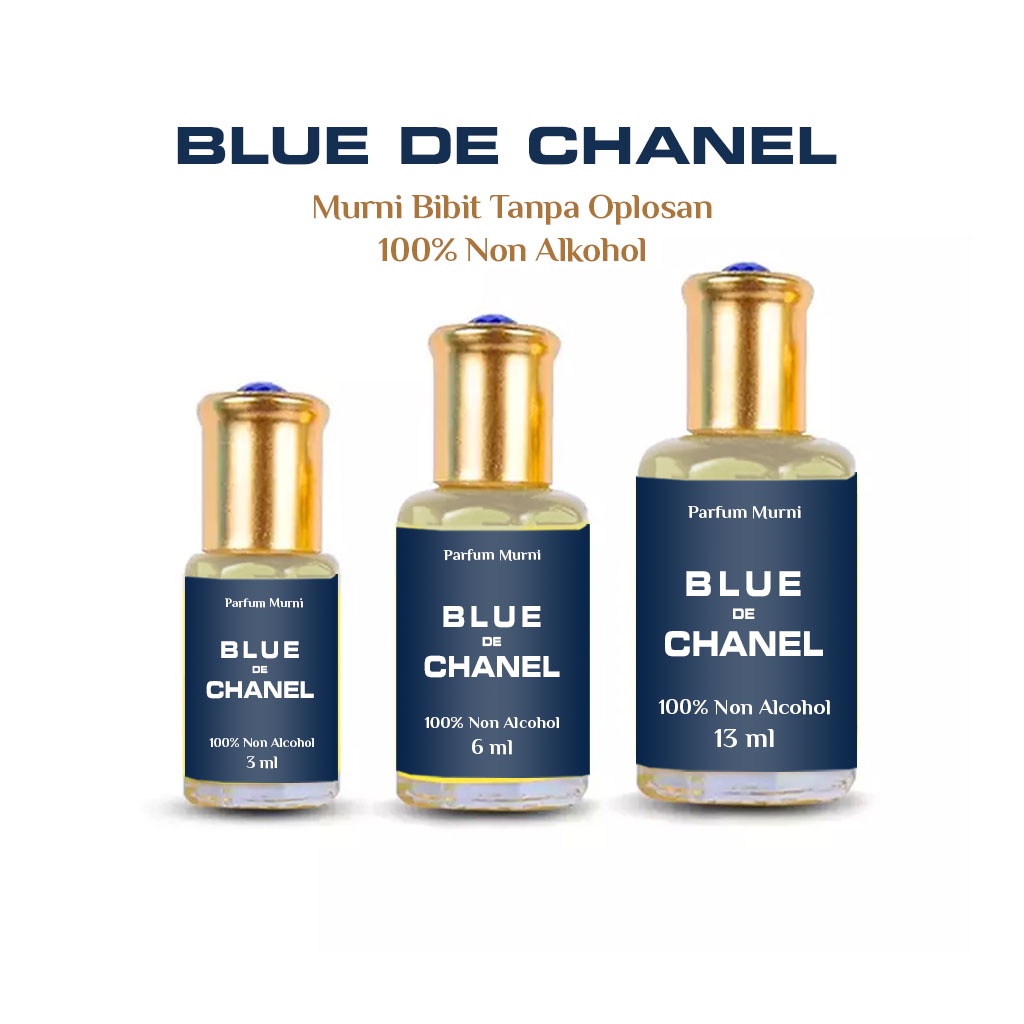 Parfum Murni BLUE DE CHANEL Parfum Pria Wangi Original Tahan lama 100% Non Alkohol Dijamin Aman & Ha