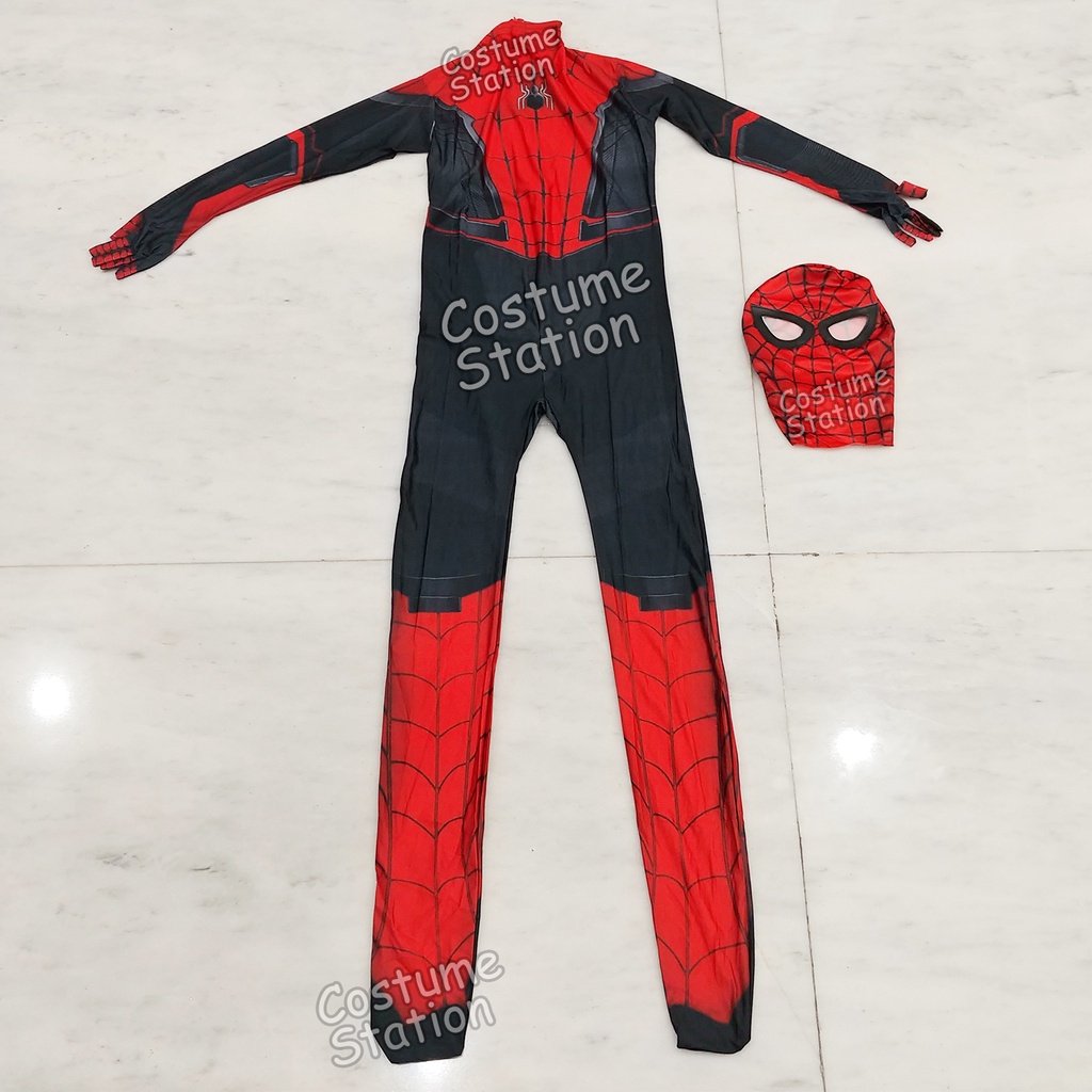 Kostum Spiderman Far From Home / Costume Superhero Marvel pria dewasa