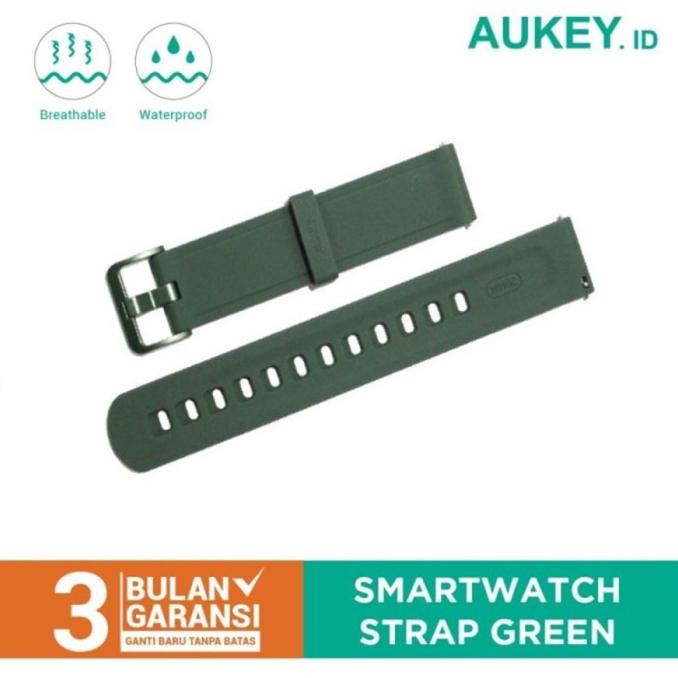 hanya disini] Aukey Smartwatch Strap Green - 500937
