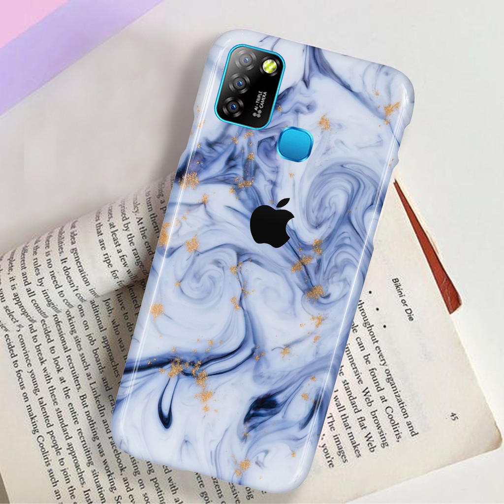 Marintri Case Infinix Smart 5 Fashion Case Marble Hardcase Softcase