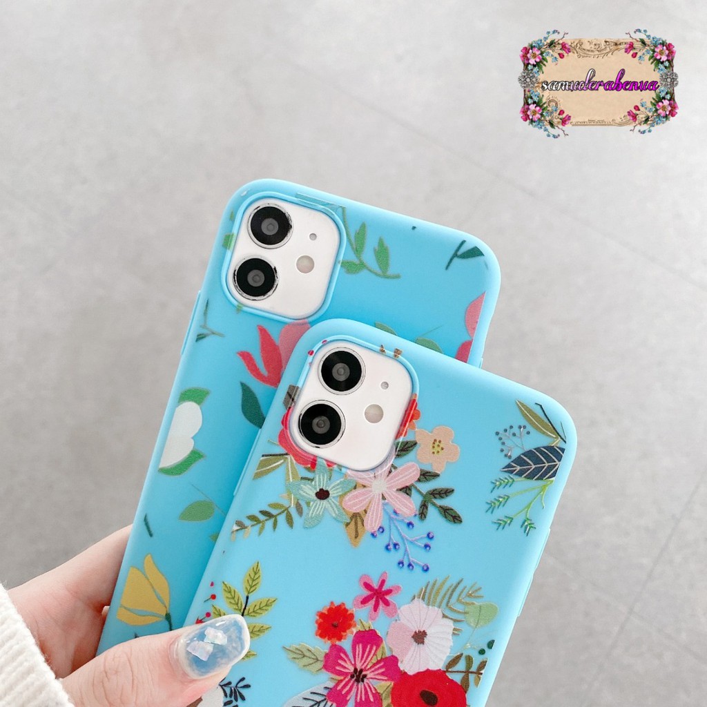 SS053 SOFTCASE BUNGA Vivo Y91 Y93 Y95 Y17 Y12 Y15 Y19 U3 Y5s Y20 Y12s Y20s Y30 Y50 Y30i SB1825