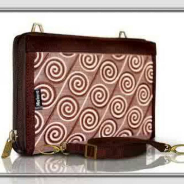 Dompet/Tas etnik HPO Makara Lolly Brown