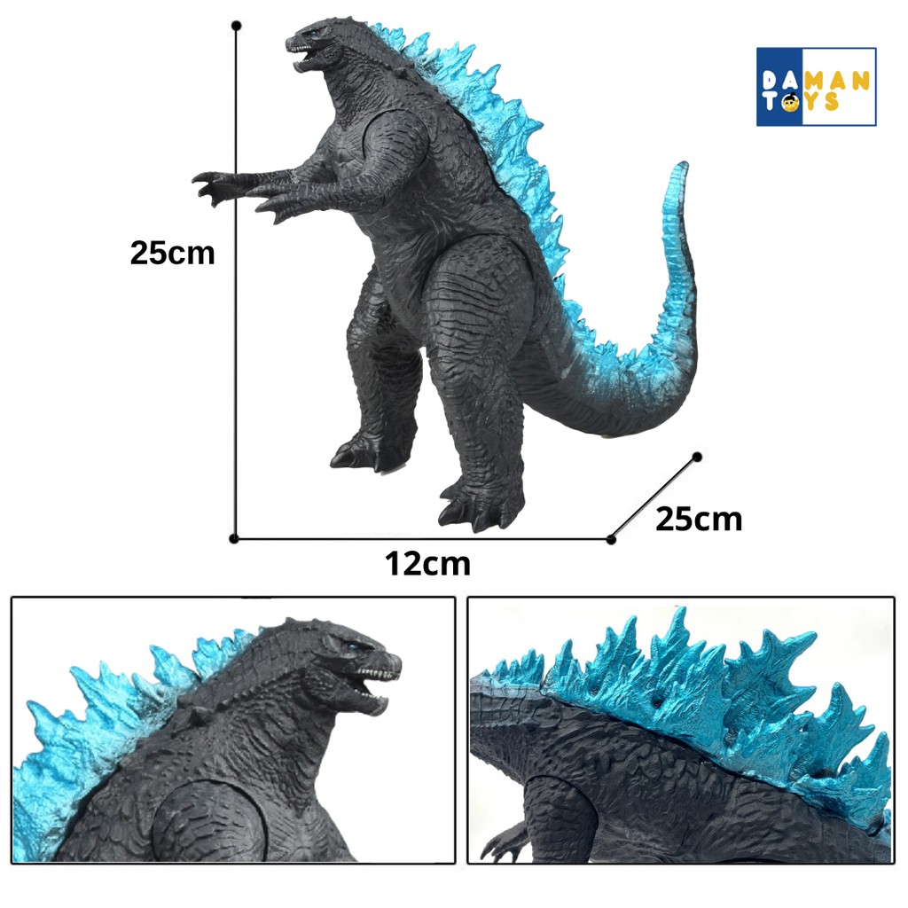 Mainan Figure Godzilla King Of Monster Jumbo Ukuran 25cm Untuk Anak