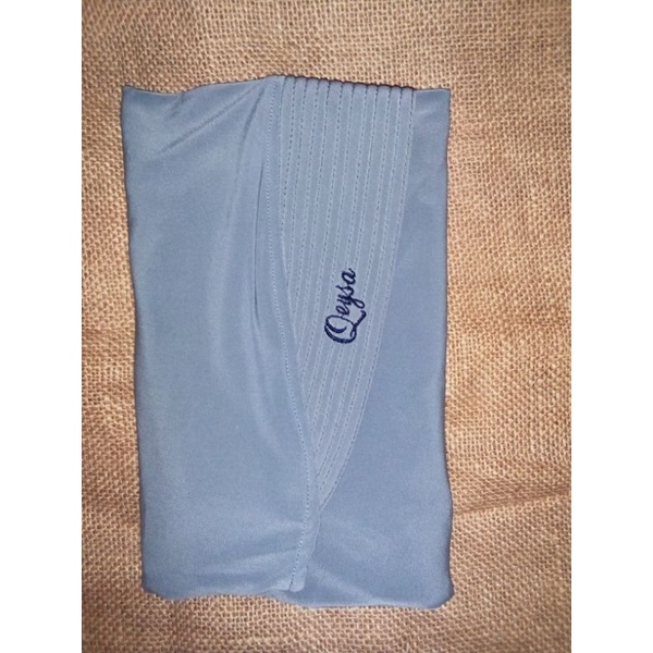 Jilbab instan Bergo instan Qeysa ORI Bergo Livia kode 154-Misty grey