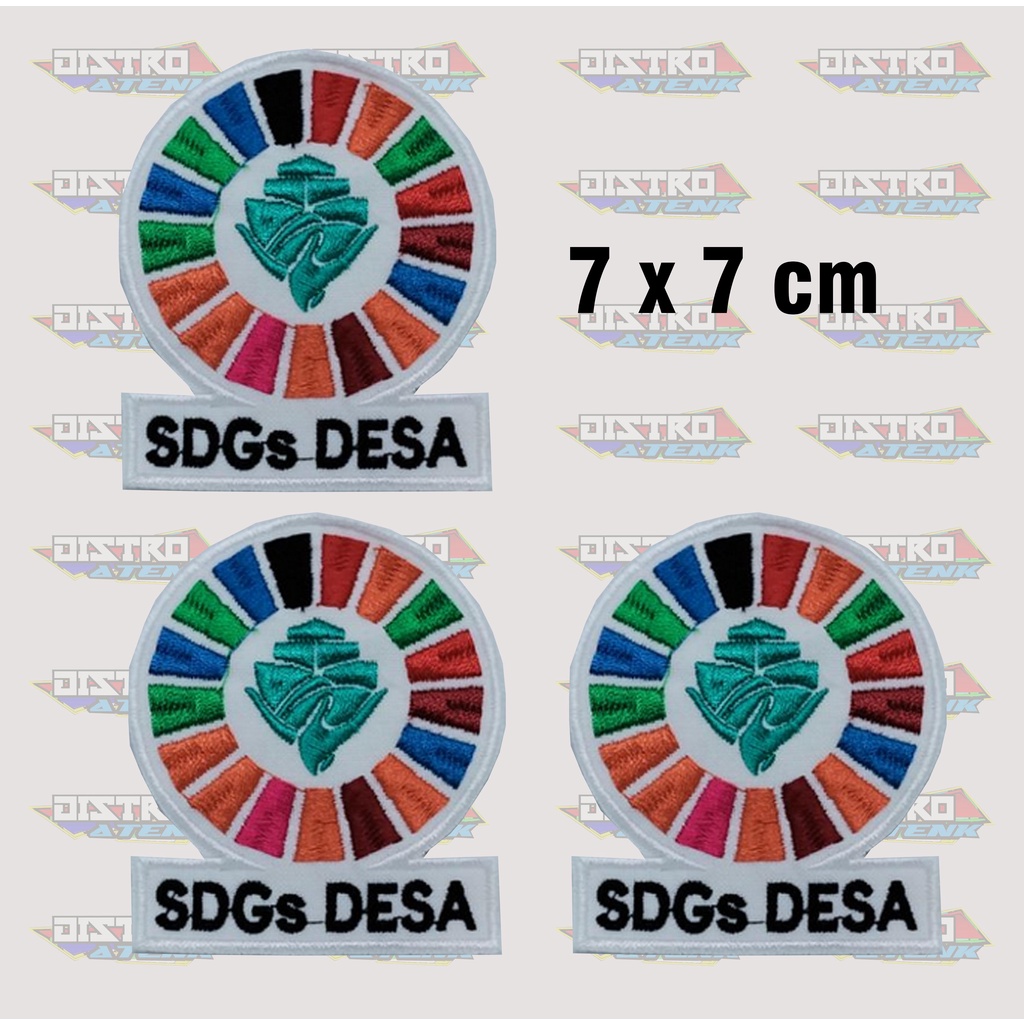 Logo Bordir SDGs Desa / Bordir / Embroidery / Logo / Emblem