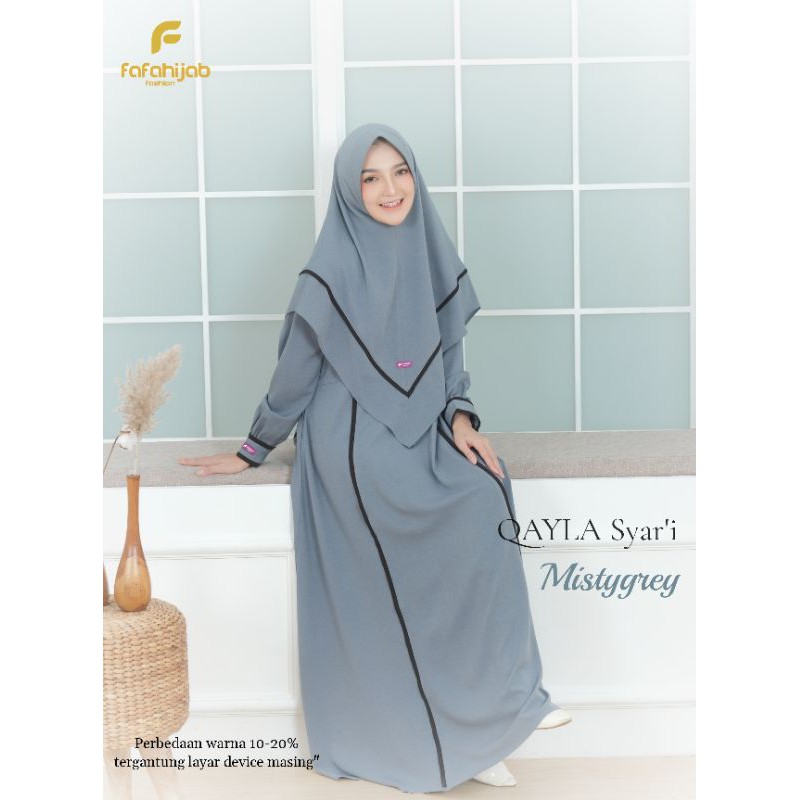 Qayla by fafahijab/gamis ori