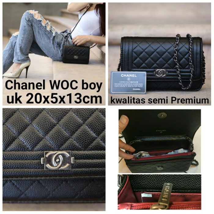 CHANEL WOC BOY 20*5*13