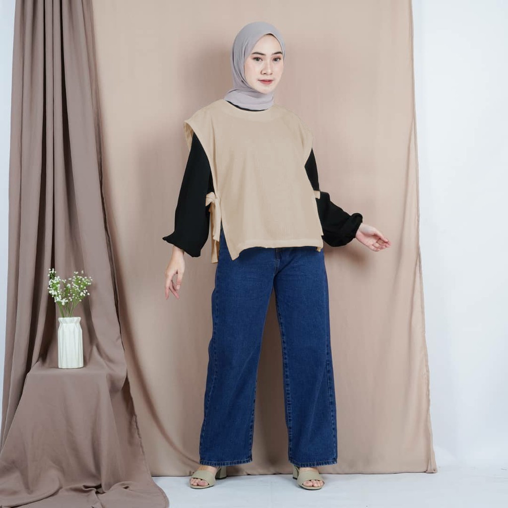 vest rajut rompi tiara #sweaterrajut #pakaianwanita