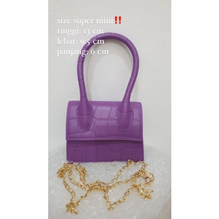 tas wanita/terbaru mini jelly bag/slingbag