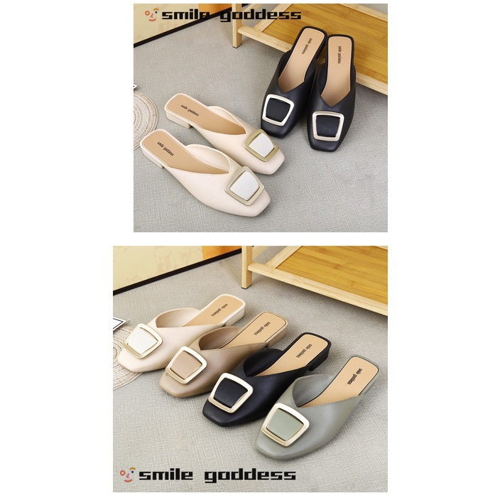 TASBLUE  Sandal wanita impor sandal wanita bermutu tinggi senyum dewi Ori nyaman S24