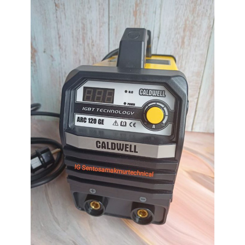 CALDWELL ARC 120 GE Inverter Mesin Trafo Las Welding Machine Digital 900 Watt