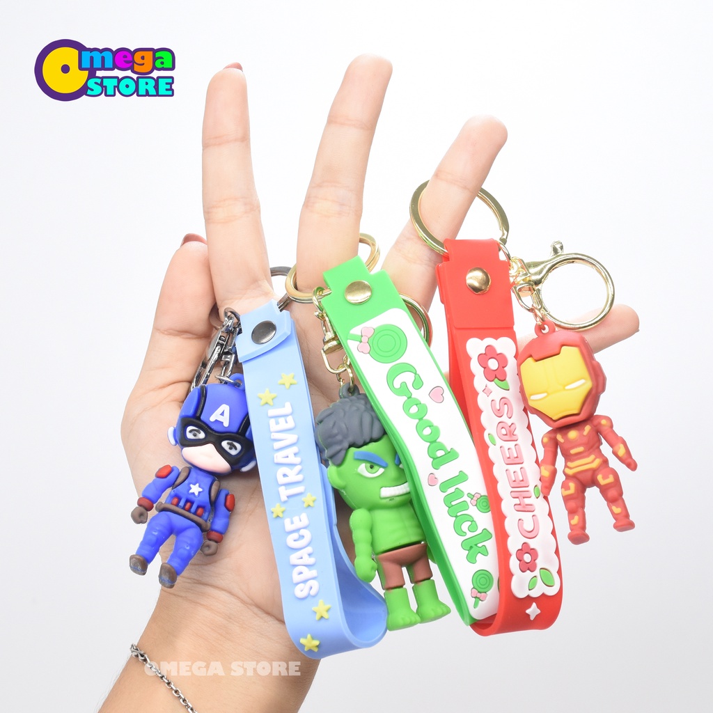 Gantungan Tas Squid Game Gantungan Kunci Karakter Marvel Murah Meriah Anime Key Chain - 259