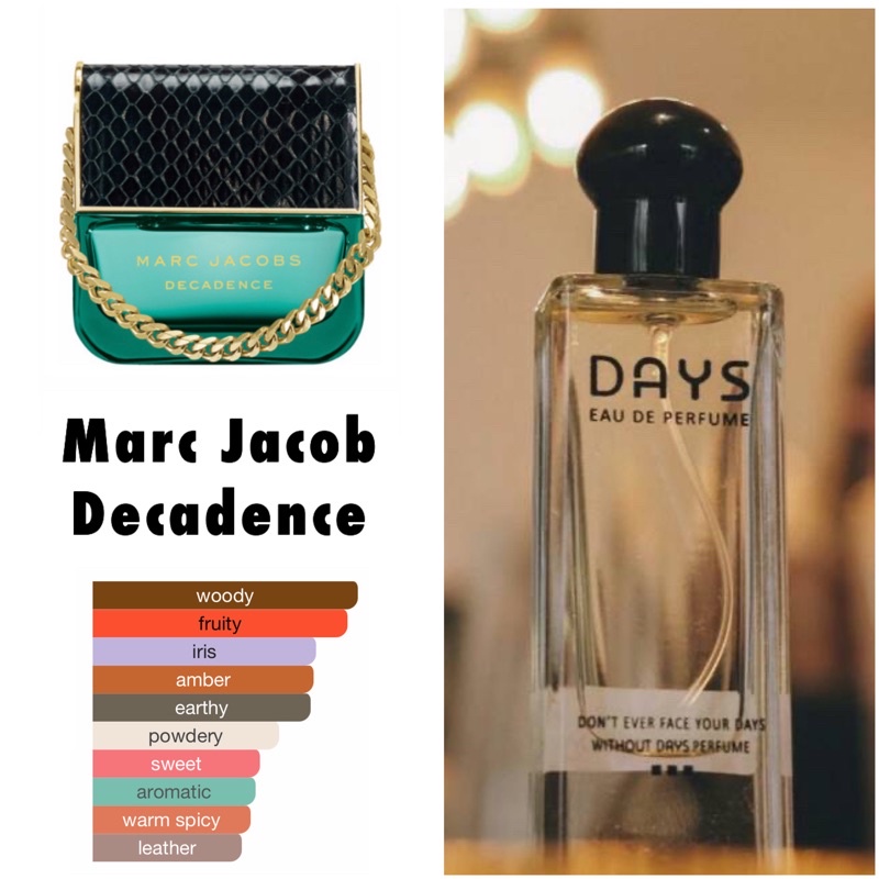 Jual Days Parfume Inspired By Marc Jacob Decadence Shopee Indonesia