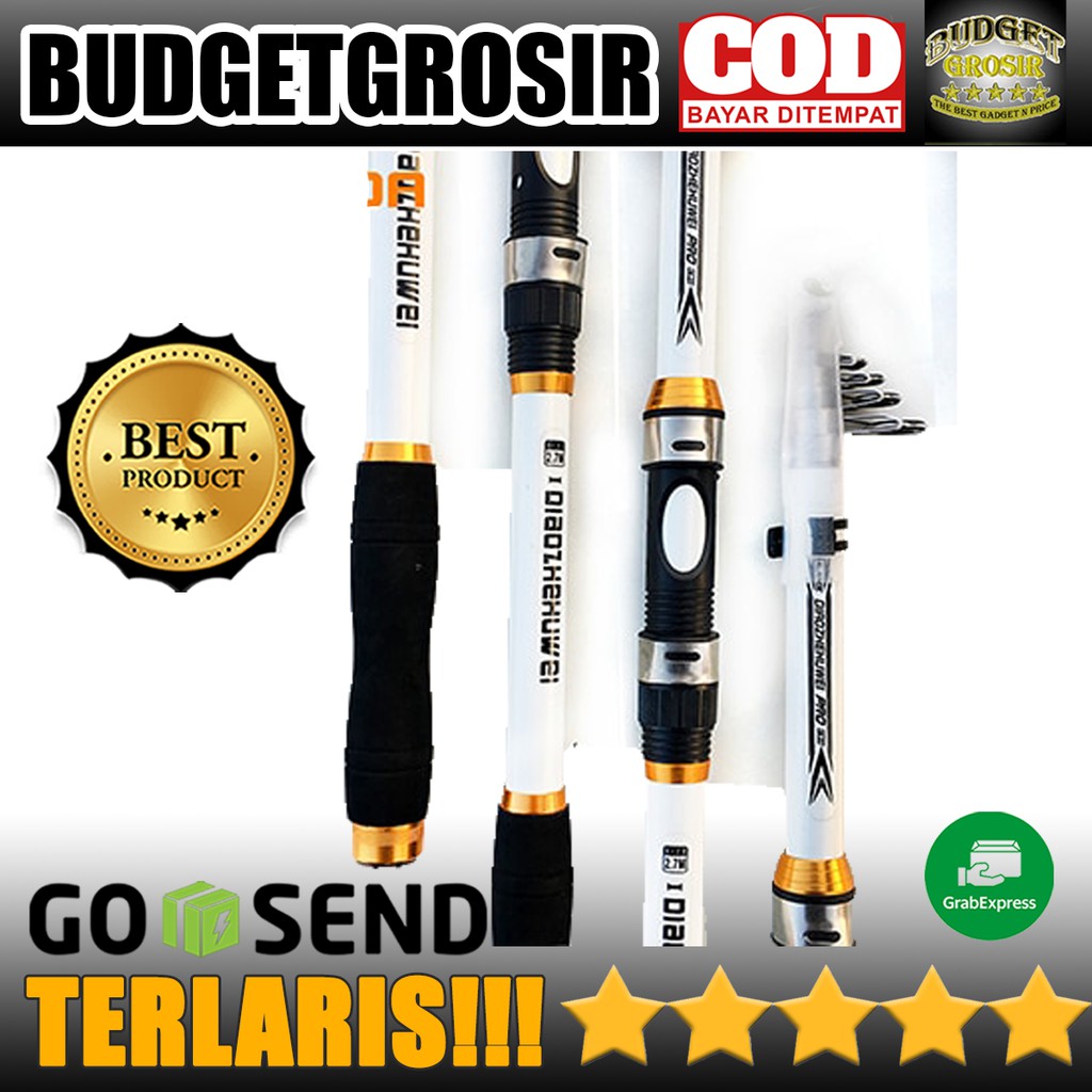 Joran Pancing Portable Carbon Fiber Telescopic 2.7M - CF3000--TaffSPORT