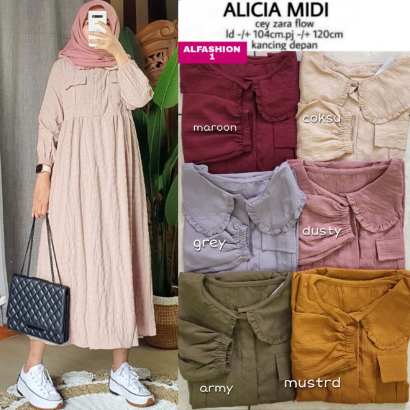 Alicia #1 2 Midi Alicia 3 Alicia 5 Midi Alicia midi 7 Dress By Alfashion