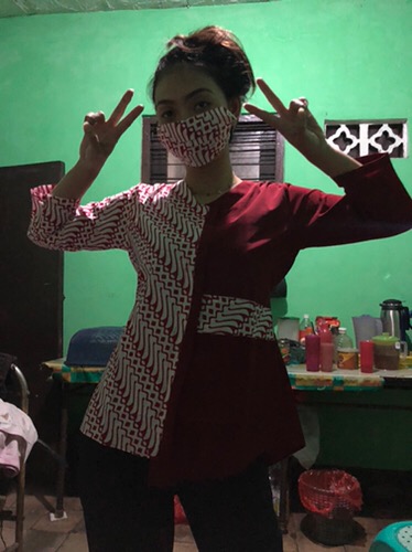 Atasan Batik Dolby Dolbi Dobby Doby Tenun Sutra Tulis Halus Katun Atbm Baron ,sarombit Atasan