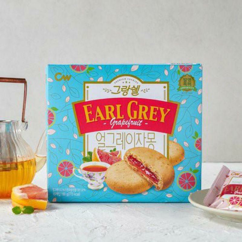 

(PO KOREA) CHEONGWOO EARL GREY GRAPE FRUIT COOKIES ORIGINAL KOREA