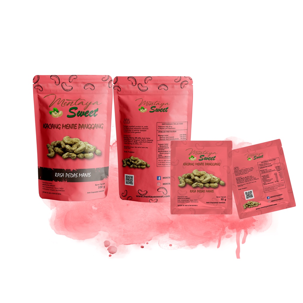 

Kacang Mente Panggang (Rasa Pedas Manis)