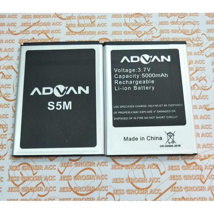 Baterai Battery Batre Original Double Power ADVAN Vandroid S5M Star