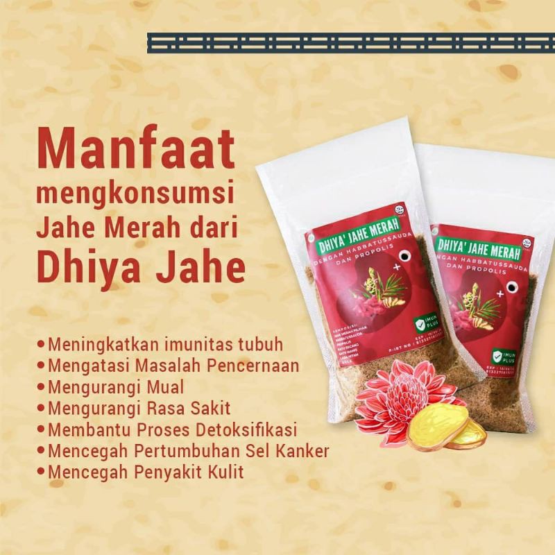 

Jahe Merah Bubuk Dhiya